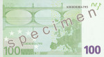 Bankovka 100 Euro (rub)