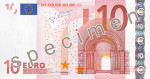 Bankovka 10 Euro (líc)