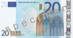 Bankovka 20 Euro (líc)
