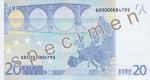 Bankovka 20 Euro (rub)