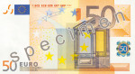 Bankovka 50 Euro (líc)
