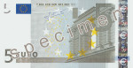 Bankovka 5 Euro (líc)